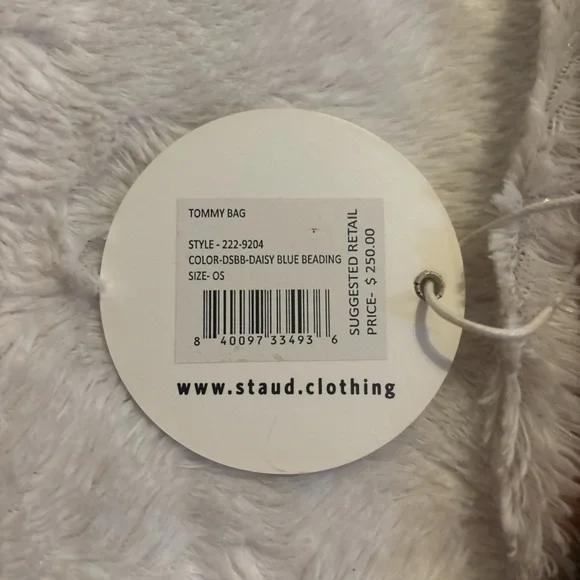 STAUD Vibrant Orange and Blue Shoulder Bag - Picture 4 of 7